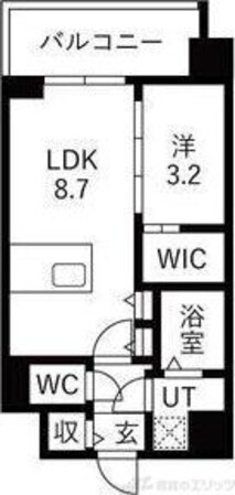 エスリードレジデンス梅田クラスシティの物件間取画像